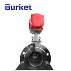 El actuador neumático de aluminio de China Burket actuado ensanchó vávula de bola en existencia para la máquina de teñir