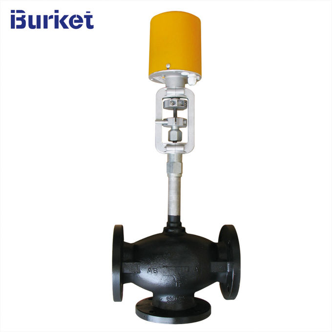 La válvula de control eléctrica para el aceite caliente o el tipo de regla del vapor substituye el aceite proporcional Tran del calor de la válvula de globo del control de Baelz